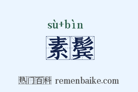 素鬓是什么意思的图片
